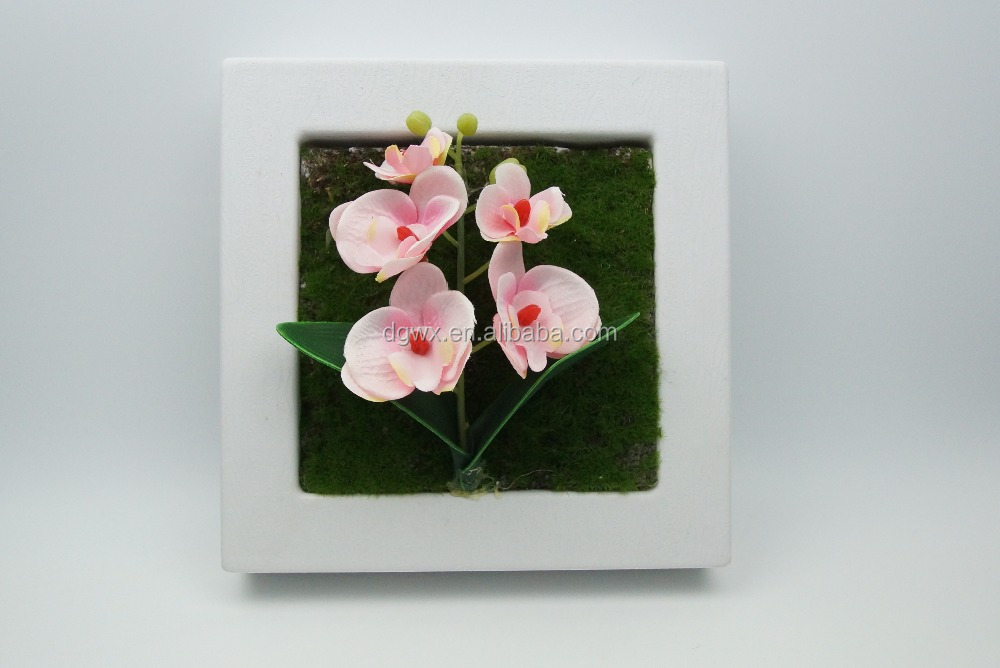 ミニフェイクジューシーな植物の人工的なメラミンフォトフレーム壁の装飾のための花仕入れ・メーカー・工場