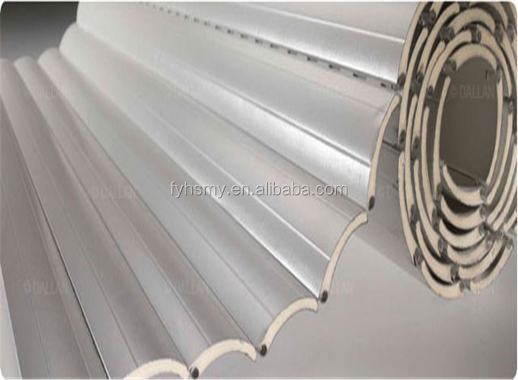 Insulated Roll Up Profile Aluminum Foaming Rolling Shutter Pu
