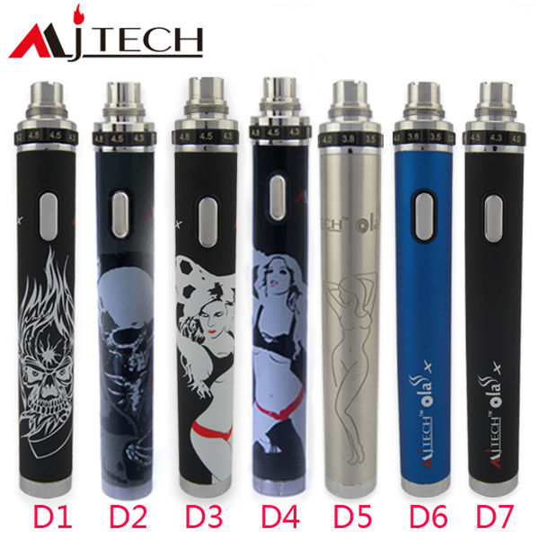 新しい2014年ecigatorecigmjtechola×セクシーな電子タバコのバッテリー電圧制御1300/1600mah3.3-5.5vトップツイスト問屋・仕入れ・卸・卸売り
