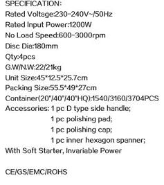 1200w180mm電気自動車の研磨機問屋・仕入れ・卸・卸売り