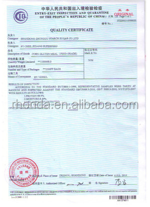 We can support you better than your old supplier by long payment terms ---Corn Gluten Meal fish feed