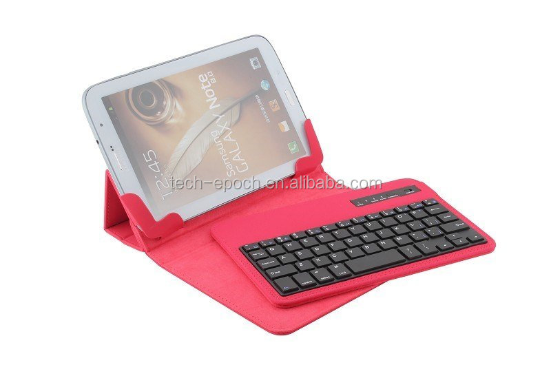 Absキーボードタブレットブルートゥーススリムスタンドpuレザーケース三星銀河タブ用37.0インチ7問屋・仕入れ・卸・卸売り