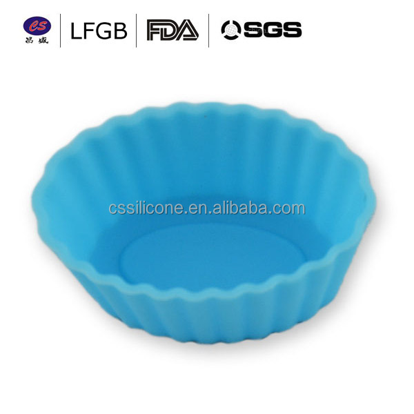 Factory wholesale silicone cupcake molds for cake decorating/Christmas gifts