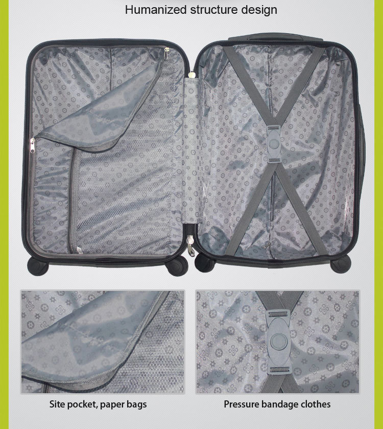 it luggage 4 wheel holographic cabin suitcase