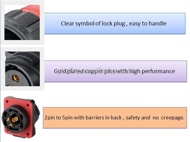 競争力のある価格防水ip67電源コネクタメス金- メッキエクステンションコードコネクタメスケーブルコネクタを絶縁仕入れ・メーカー・工場