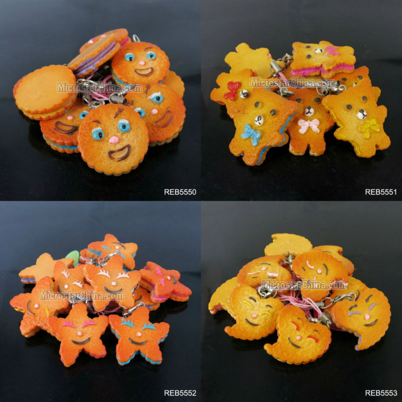 Popular realistic simulation artifical resin lollipop pendant