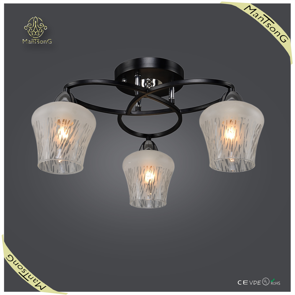 2015 new design modern home decor glass ceiling light fixture