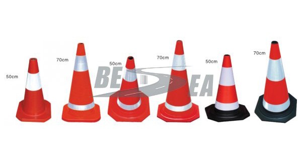 ピンクの耐久性のある100％のゴム交通道路安全コーンシールチャイナの製造( dh- lz- 1~6)問屋・仕入れ・卸・卸売り