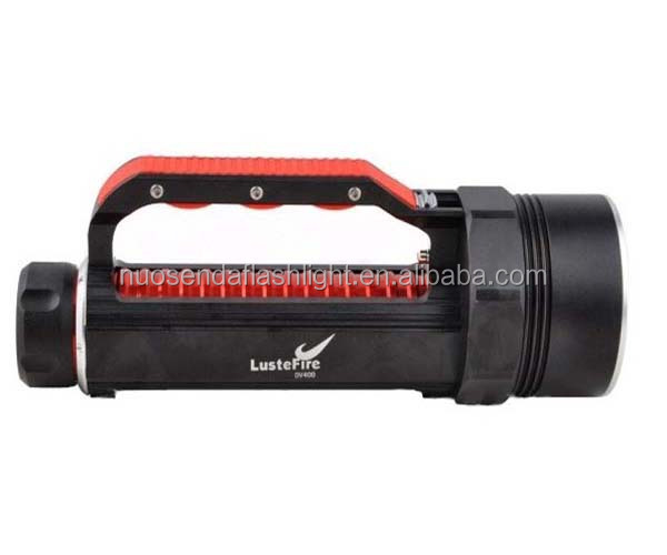 Lustfiredv4004xcreexm-l24800無電極ledダイビング懐中電灯ルーメンマグネトロン( 2x26650)問屋・仕入れ・卸・卸売り