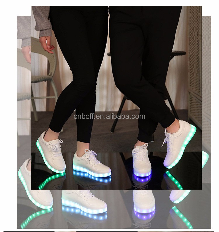 2016新しいスタイルカラフルな大人のフラッシュledライトアップ靴女性男性発光靴仕入れ・メーカー・工場