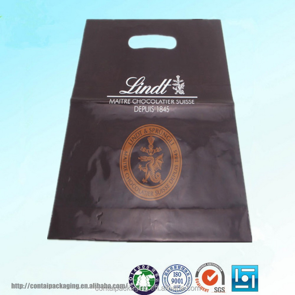 Manufacture reusable ldpe ands hdpe die cut handle plastic gift bag ...