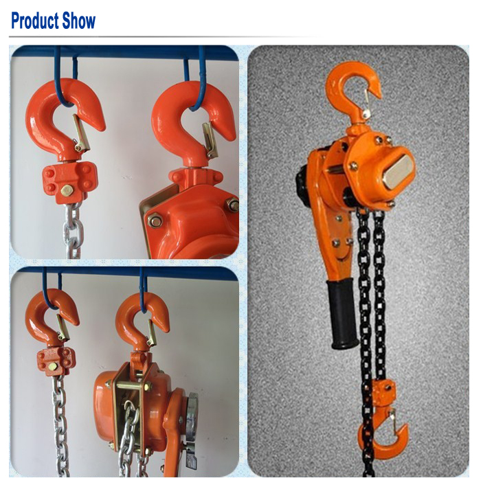 Construction Tools Lever Hoist 1.5 Ton Manual Lever Block Kito Lever 