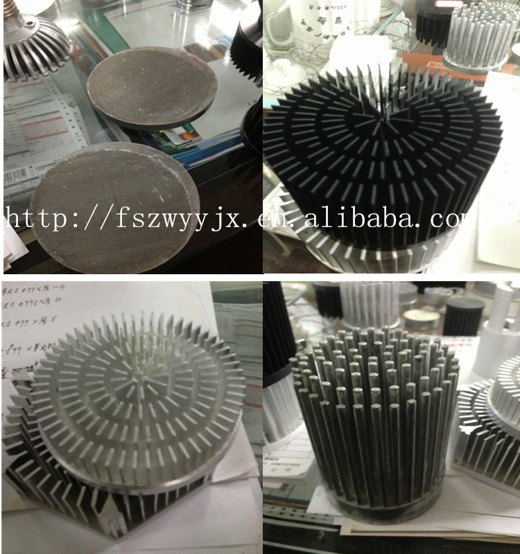 zhouweiysr98シリーズ油圧冷間プレス機械のためのアルミ冷間鍛造押し出しヒートシンク問屋・仕入れ・卸・卸売り