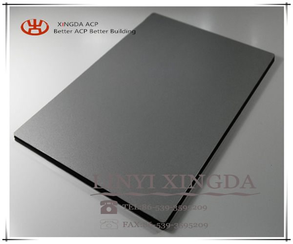 2014 good price ACM champagne silver aluminium composite