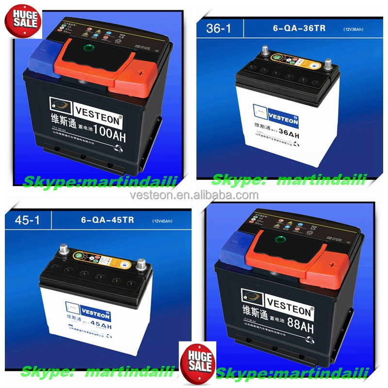 NS70MF acid lead car battery/12v65ah acid lead car battery high