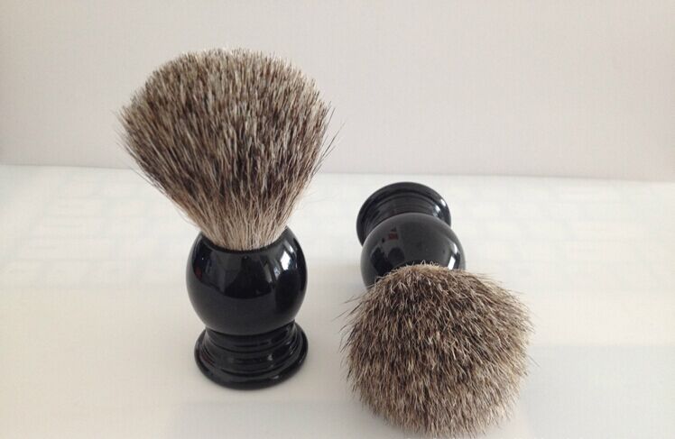oem本物アナグマの毛シェービングブラシを洗浄するためのあなたのひげ 問屋・仕入れ・卸・卸売り