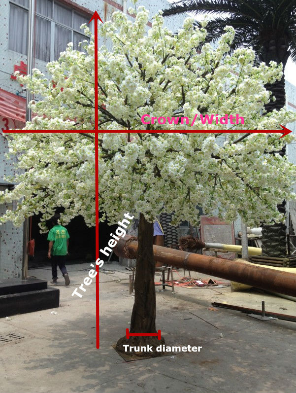 Led/人工的な桃の花をつけた桜の木のためのプロジェクト仕入れ・メーカー・工場
