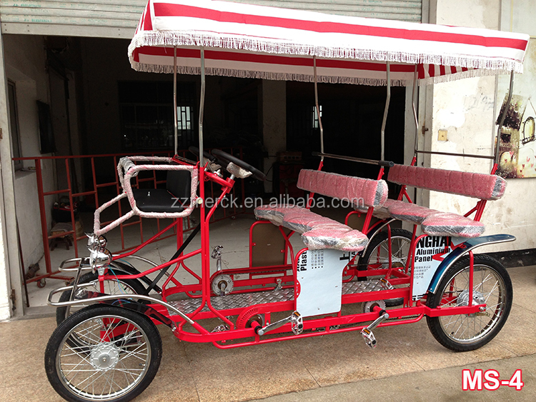 Adult Pedal Quads Bicycle Surrey Bike Four Wheels