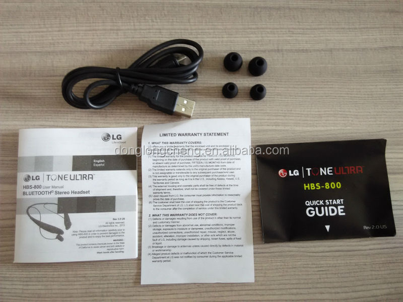 Bluetoothヘッドセットlgtone+hbs800ワイヤレスモバイルイヤホン問屋・仕入れ・卸・卸売り