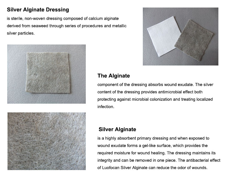 Hospital Silver Nitrate Wound Treatment Functional Foam Dressing Made