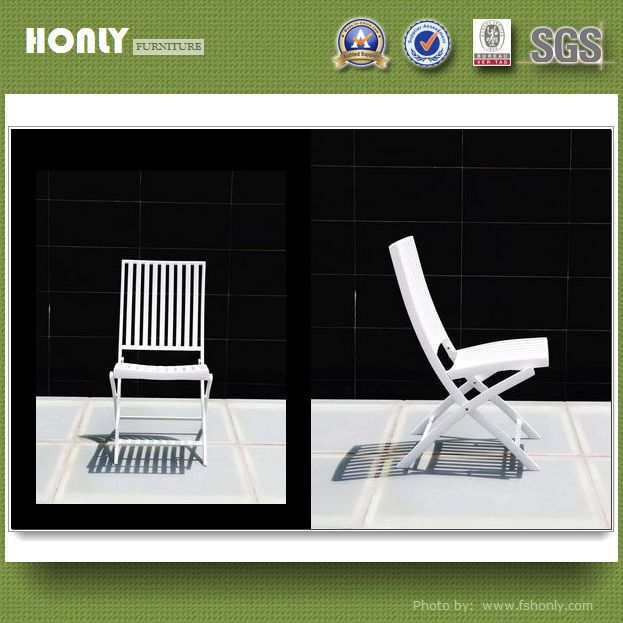 Wholesale outdoor metal tube folding chairs white aluminum folding chairs