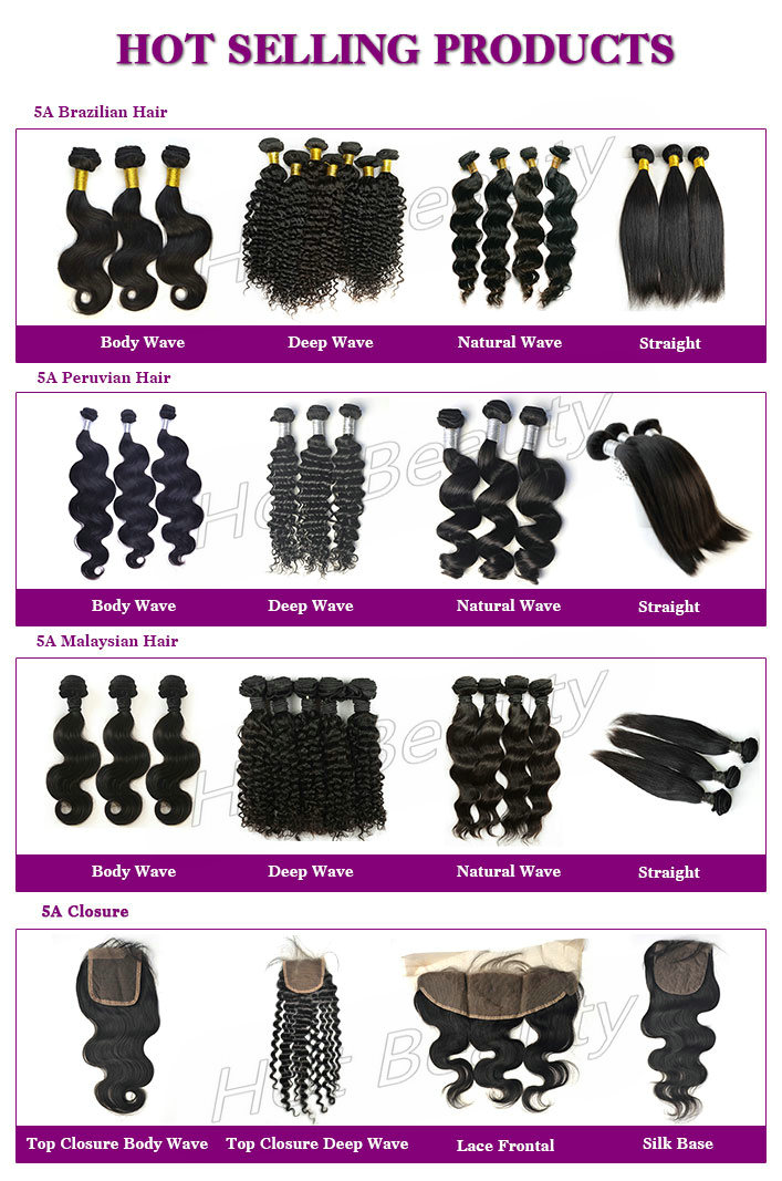 卸売1002014年高品質の未処理の人間の髪の毛のボディ波ブラジルの髪の束問屋・仕入れ・卸・卸売り