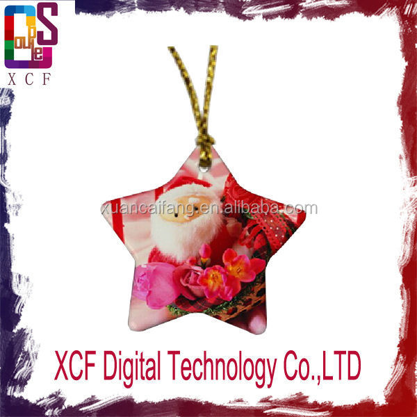 sublimation christmas tree ornament christmas tree decoration ...
