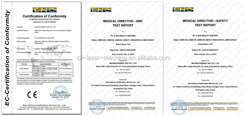 IPL hair removal machine CE and EMC and SAFETY testing report.jpg
