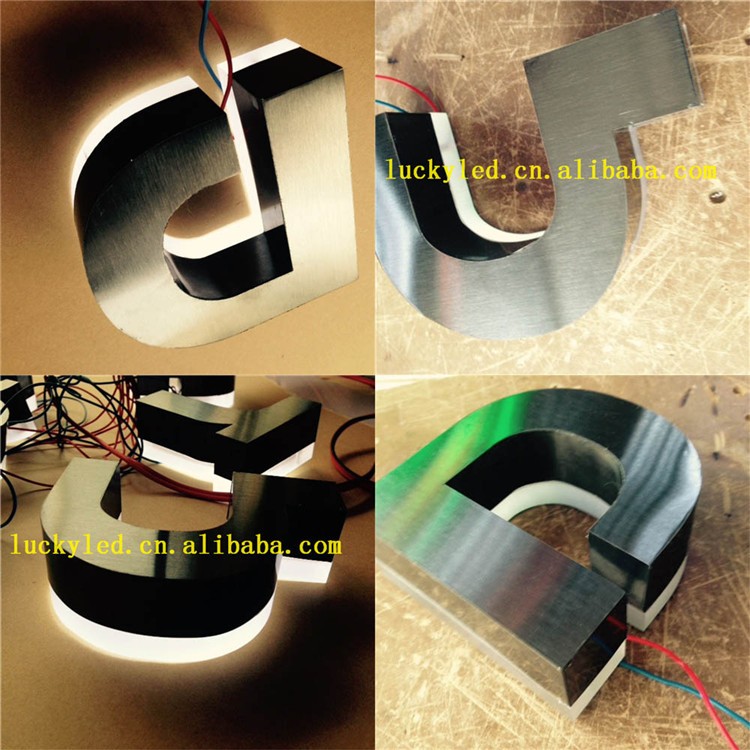 アルミ + アクリル + led材料と回転、 ラウンド 、長方形、 楕円、 スクエア形状3d アクリル チャンネル サイン仕入れ・メーカー・工場