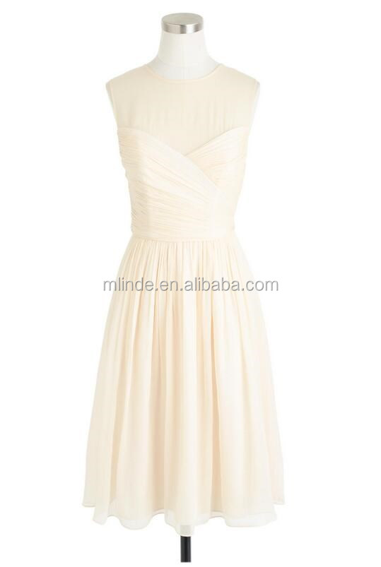 魅力的なエレガントな固体レディースドレスでシルクシフォン女性モーデンウエディングドレスは中国製仕入れ・メーカー・工場