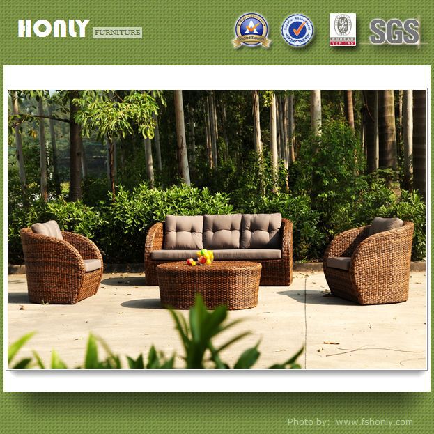 Patio synthetic rattan garden furniture poly rattan furniture foshan