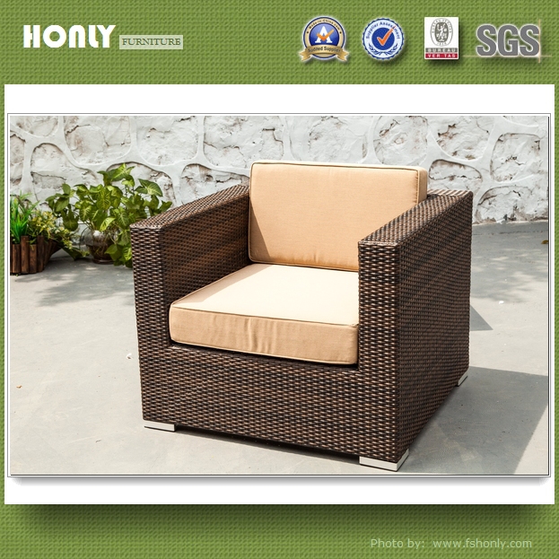Morden rattan sofa furniture set metal frame rattan sofa outdoor furniture