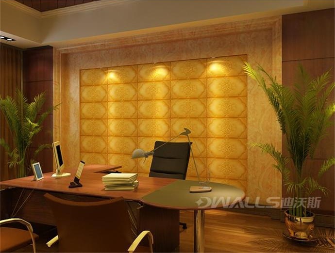 Victoria Faux Leather Tiles Ceiling Panels For Interior