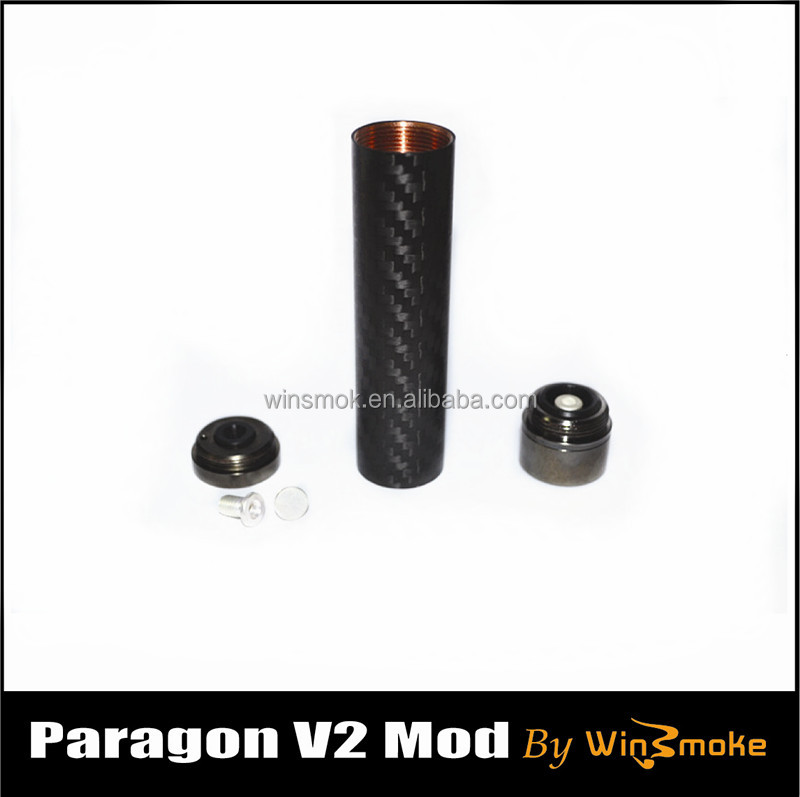 2014 Most popular Ecigarette Carbon Fiber Paragon V2 Mod Clone from Winsmoke