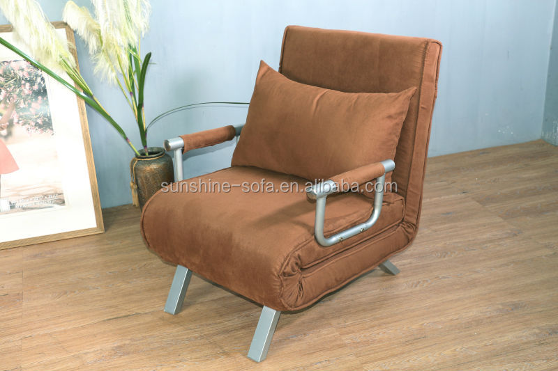 Single Chair Sofa Bed Microfiber Recliner Futon Sofa Chair Bed ...