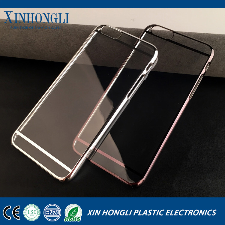 Iphone用6透明超- 薄いpc携帯電話ケースを電気めっき仕入れ・メーカー・工場