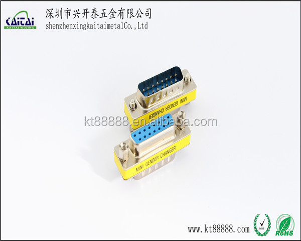 D-subコネクタミニdb15mdb15mにジェンダーチェンジャー仕入れ・メーカー・工場