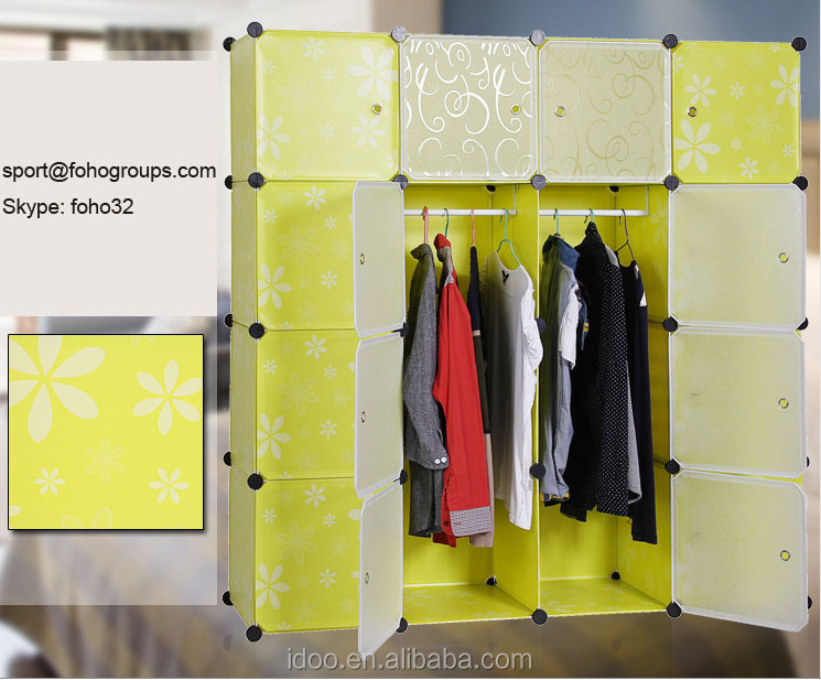 Diy Plastic Foldable Portable India Baby Closet Wardrobe For Sale