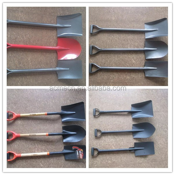 shovel spade construction tool, all steel square shovel for