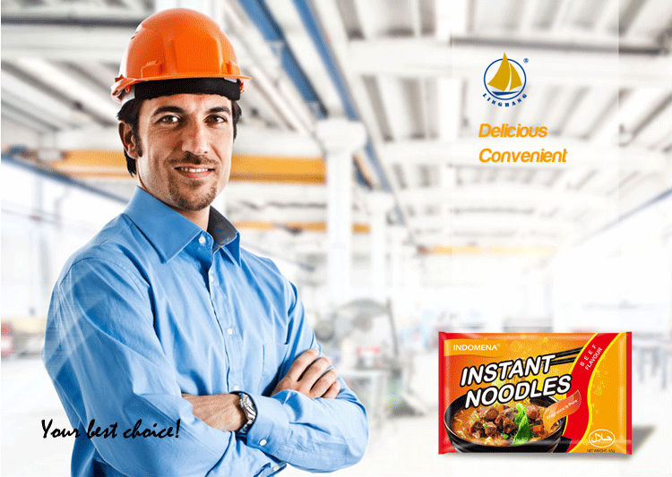 Bulk Packaging Net Bags For 65g Beef Flavor Instant Noodle