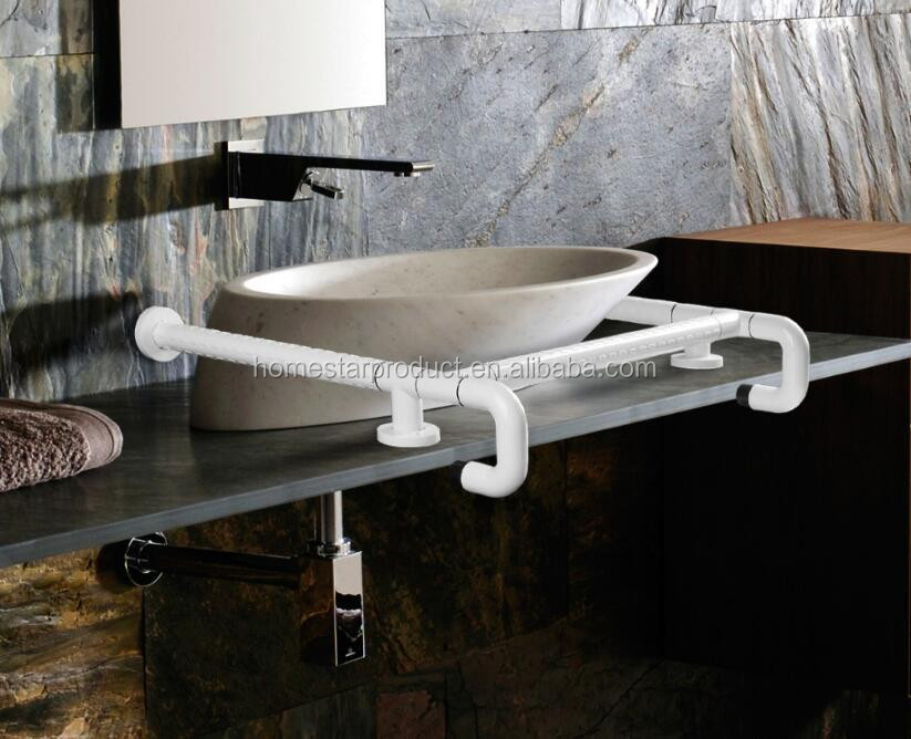 Bath Washbasin Countertop Disable Grab Bar Made In Stainless Steel