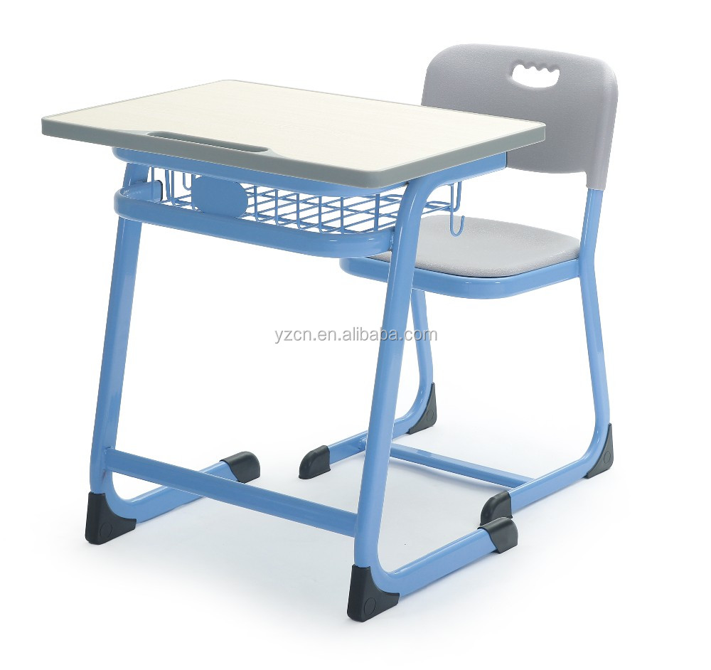 シングル現代学生スクール机と椅子仕入れ・メーカー・工場