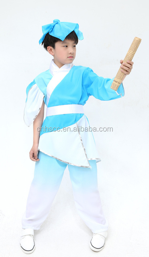 卸売子供たちの中国の子どもたちの舞台衣装hanfu古代衣装問屋・仕入れ・卸・卸売り