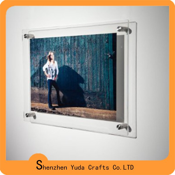 Lucite Perspex Frame Holder Wall Mounted Acrylic A4 Photo Frame Buy