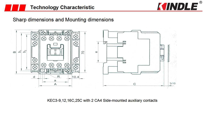 KEC3C Series 380v ac electrical contactor