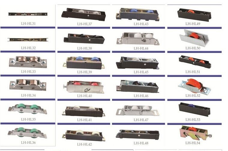 80upvcスライディング窓ローラーLH-HL19/20亜鉛フレーム鋼プーリーまたはナイロンホイール、pvcウィンドウハードウェアアクセサリー工場で無錫 問屋・仕入れ・卸・卸売り