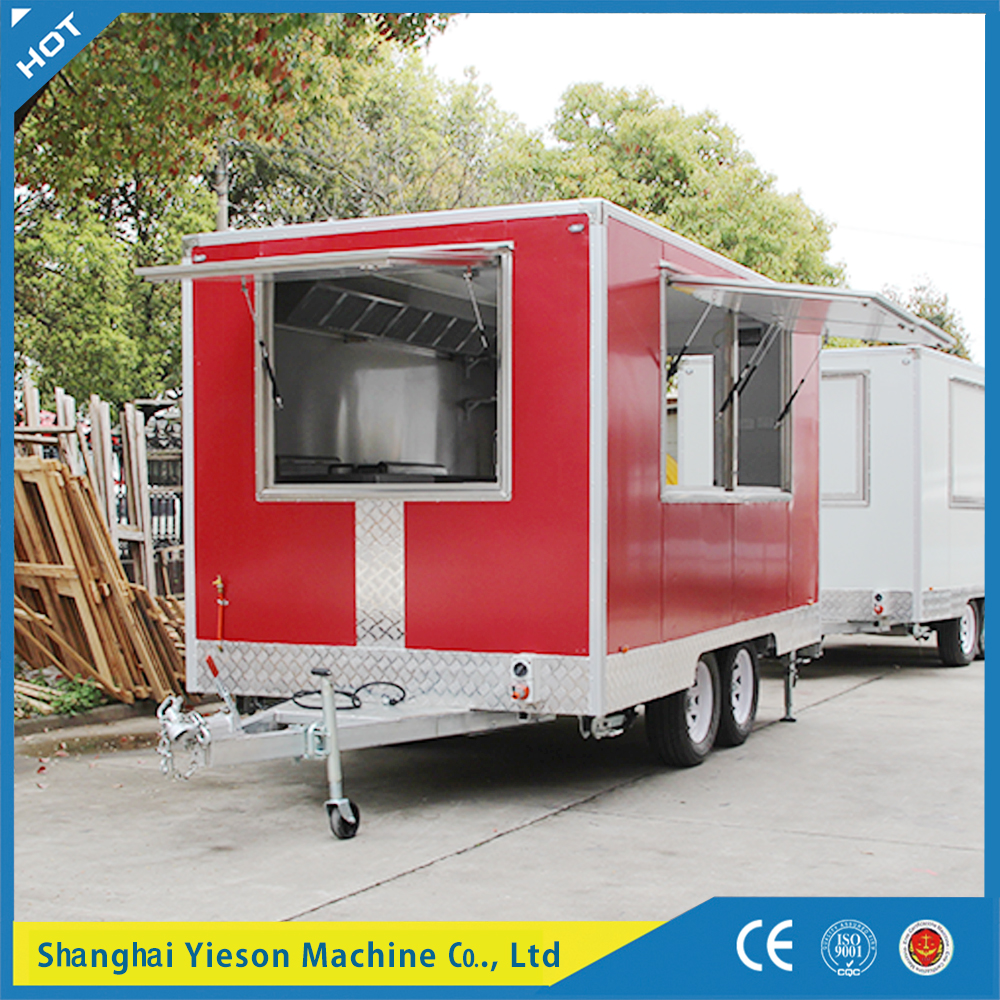In Stock! Fast Food Cart Mobile / Chinese Food Vending Trailer Food