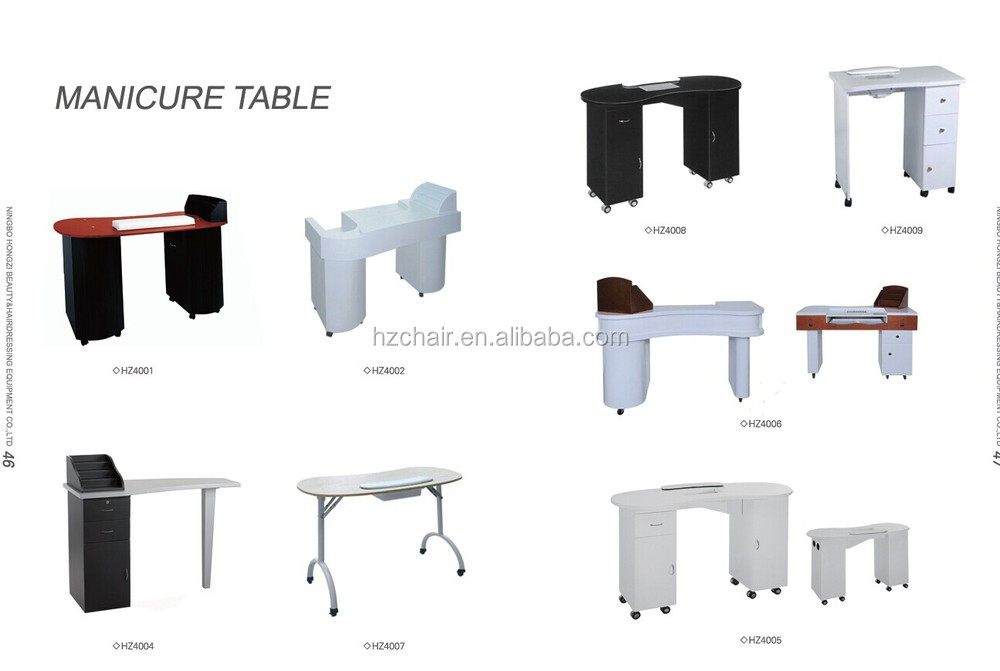 2015よく- デザインされたホットの販売サロンfurnituure/professinalのサロンネイルテーブルを持つファン仕入れ・メーカー・工場