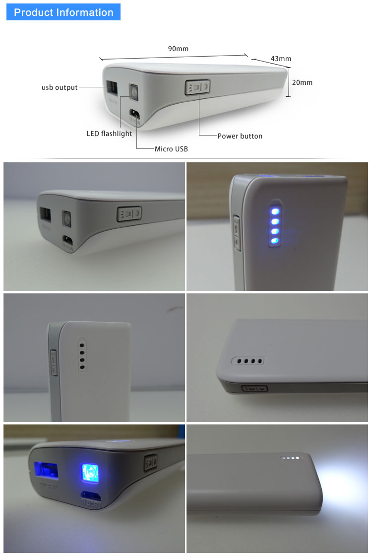 最高品質のoemサービス低価格携帯電話5200mahのパワーバンク問屋・仕入れ・卸・卸売り