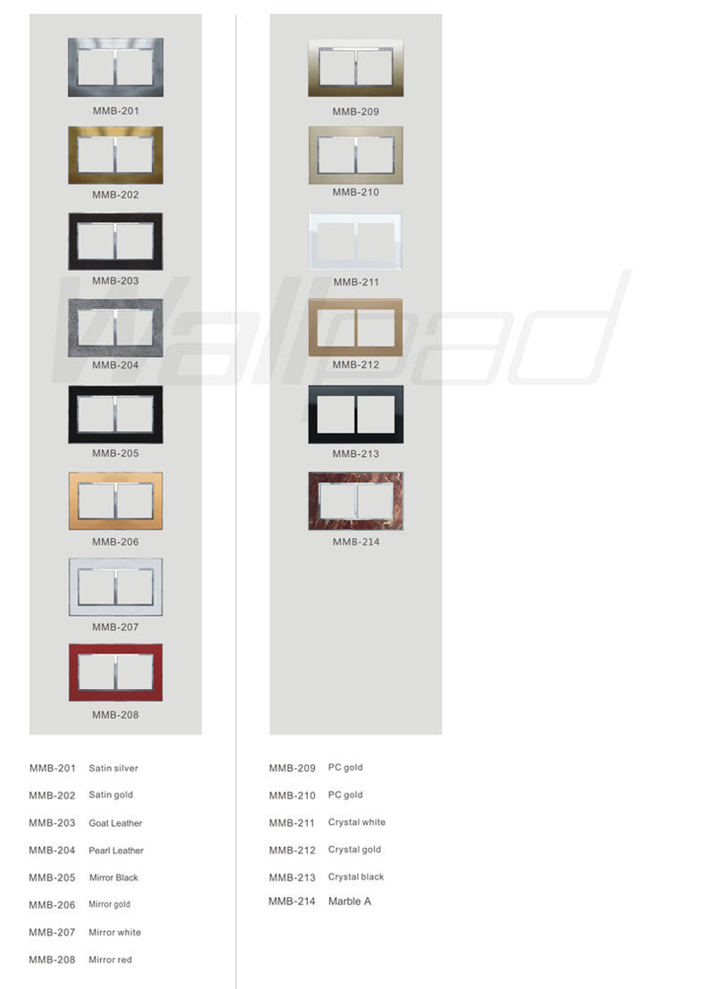 中国新製品2015熱い販売のラグジュアリーホテルwallpadブラッククリスタルガラス壁ライトパワーカードキー電気スイッチソケット仕入れ・メーカー・工場